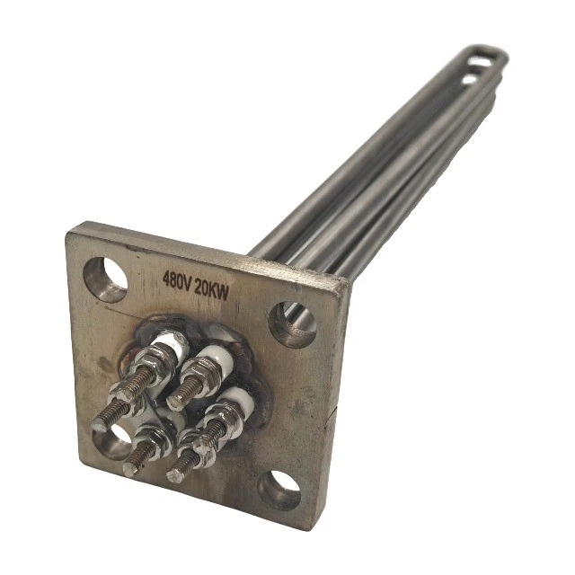 480V 20Kw Immersion Heaters For Clean Steam Boiler